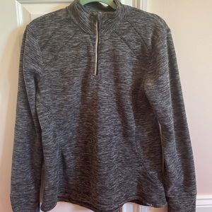 Eddie Bauer Heather Gray Fleece
